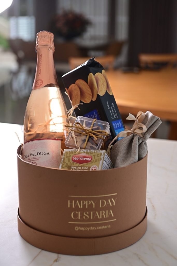 Caixa de Presente Especial de Natalina Happy Day